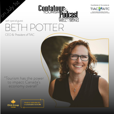 ContaTour Podcast - Beth Potter - Tourism Industry Association of Canada - Canada Day