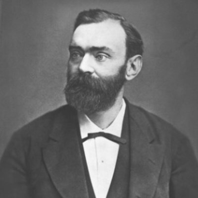 ALFRED NOBEL, brought dynamite and peace prizes to the world