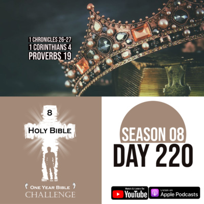 Day 220 | David's Army is counted | 1 Corinthians 4: Apostles of Christ episode artwork