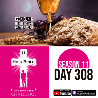 Day 308 | Ezekiel acts out God's coming wrath | Hebrews 5: Do not fall away