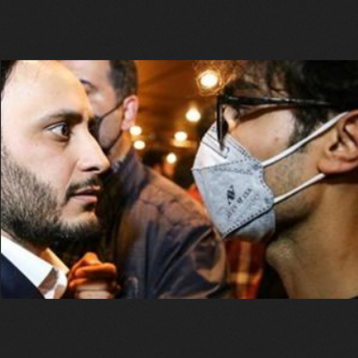 ۴۸- سخنرانی امین مجیدی‌فرد در دانشگاه فردوسی مشهد در مقابل سخنگوی دولت رئیسی