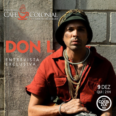 No Café Colonial da última quinta (9), apresentamos um dos álbuns mais esperados do ano: o "Aïnuz" de @donl