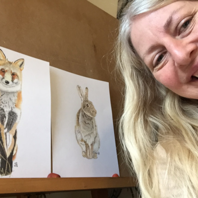 How I Intuitively Connect with the Wildlife that I Co-Create in my Art episode artwork