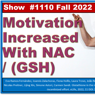 Motivation Increased With NAC / (GSH)