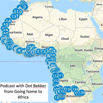 Going home to Africa - Dot Bekker. Happy Zimbabwean, Learnt the overlanding wave, tar tyres and stuck in sand