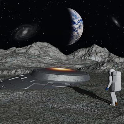 1.5 Million-Year-Old Alien Spaceship Found On Moon