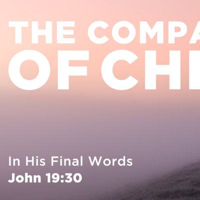 John 19:30 - The Compassion of Christ: In His Final Words episode artwork