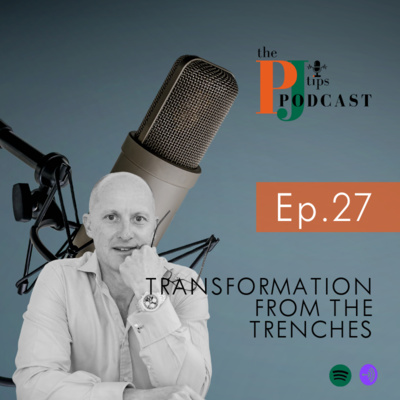 PJ Tips Podcast with Karen Thomas Bland talking Business Transformation from the Trenches. 