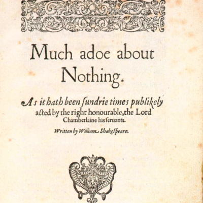 Much Ado About...Something