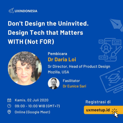 Don't Design the Uninvited. Design Tech that Matters WITH (Not FOR)