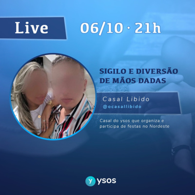#005 | ENTREVISTA | Sigilo e Diversão de Mãos Dadas - Live gravada do Instagram com o Ysos App em 06OUT21