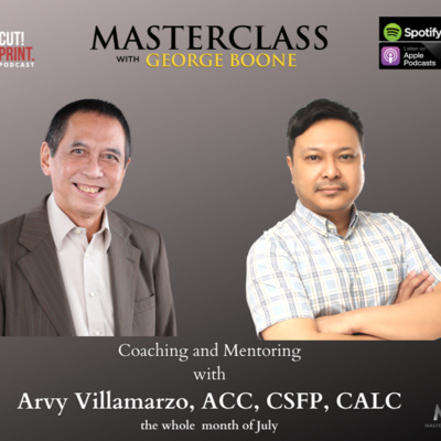 Coaching and Mentoring with Arvy Villamarzo, ACC, CSFP, CALC