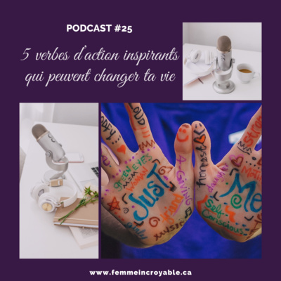 #25 5 verbes d’action inspirants qui peuvent changer ta vie