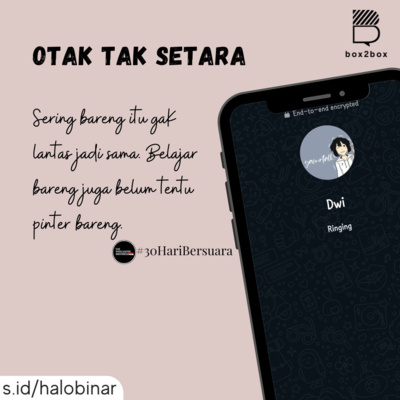 Binar Fajar Senja - A Long Distance Call Series
