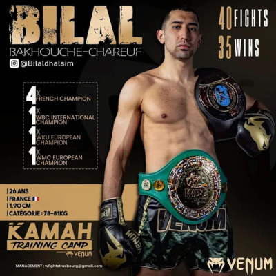 Le boxeur strasbourgeois Bilal Bakhouche-Chareuf