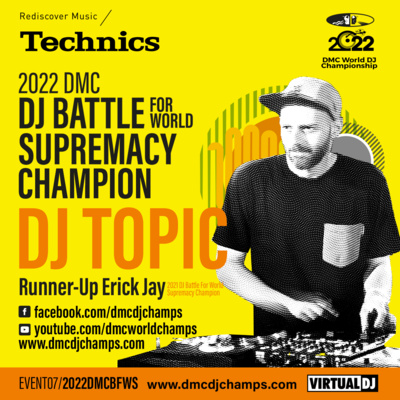 Le strasbourgeois DJ Topic champion du monde DMC 2022