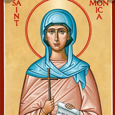 SANTA MONIKA - Orang Kudus SANTO SANTA Gereja Katolik Teladan Umat