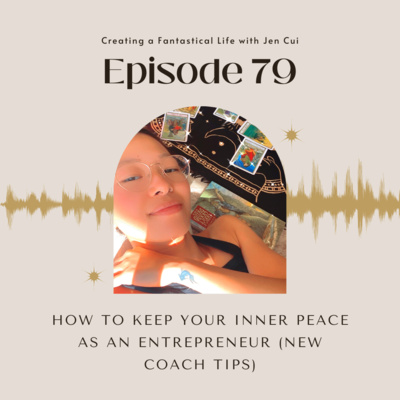 079. how to keep your inner peace as new life coach [values aligned entrepreneurship] episode artwork
