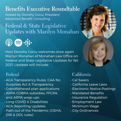 S3E5 - Federal & State Legislative Updates with Marilyn Monahan