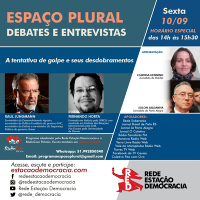 Espaço Plural, Debates e Entrevista - 10-09- 2021 episode artwork