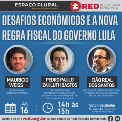 Espaço Plural, Debates e Entrevistas | Segunda-feira 16/01/2023 episode artwork
