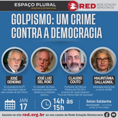 Espaço Plural, Debates e Entrevistas | Terça-feira 17/01/2023 episode artwork