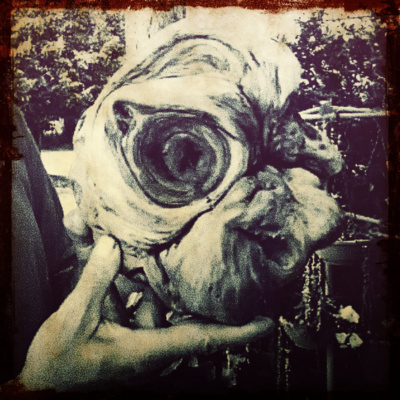 The Alien Head in a Croatian Graveyard
