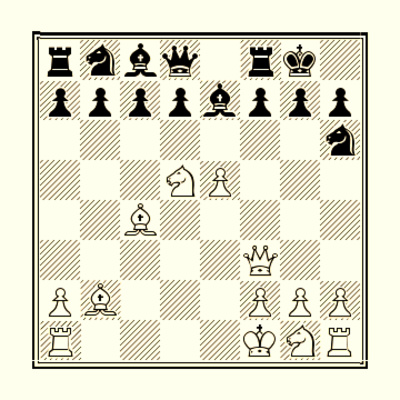 Denker — Gonzales. Detroit, 1945