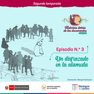 Un disfrazado en la alameda Un disfrazado en la alameda