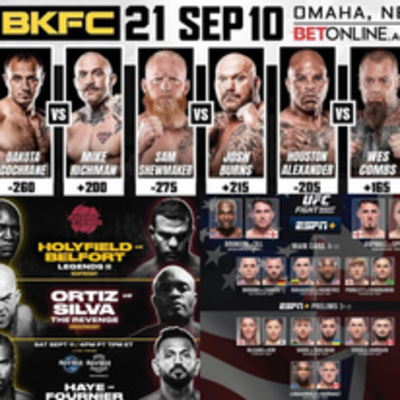 #UFCVegas36/#BKFC21/Legends2 picks predictions and reactions  episode artwork