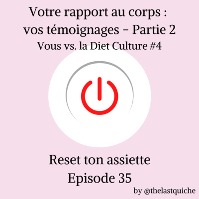 Votre rapport au corps : vos témoignages (Partie 2) - Vous vs la Diet Culture #4 episode artwork