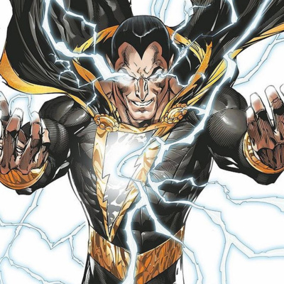 BLACK ADAM DE LA SAGA DE LOS COMICS DE SHAZAM DE LA EDITORIAL DC COMICS