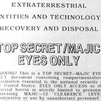 Protocols for handling dead aliens, living aliens and crashed saucers outlined in leaked government MJ-12 special operations manual