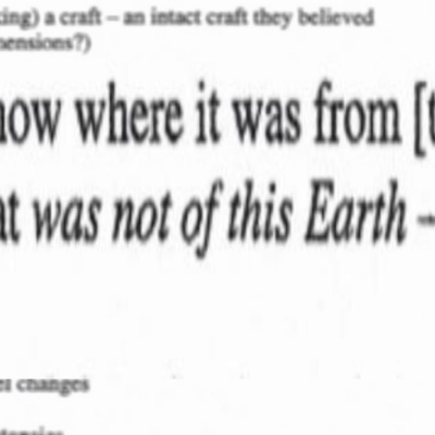 The Wilson-Davis UFO notes are real