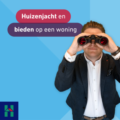 Huizenjacht en bieden op een woning.