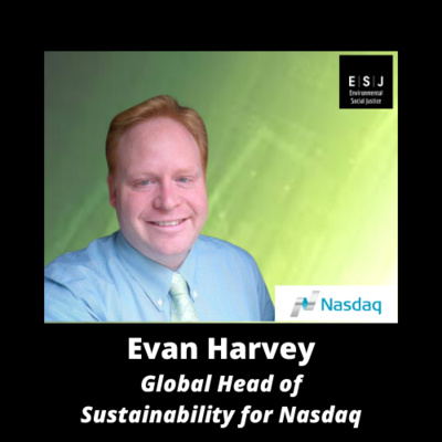 Evan Harvey, Global Head of Sustainability for Nasdaq