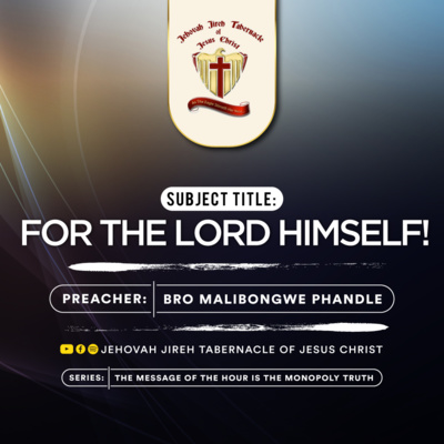 Jehovah Jireh Tabernacle of Jesus Christ