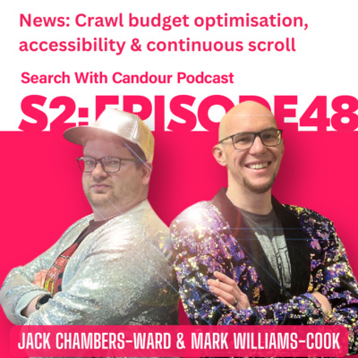 SEO news: Crawl budget optimisation, site accessibility and continuous scroll