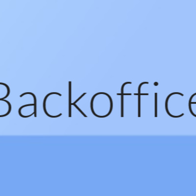 Startpagina Backoffice