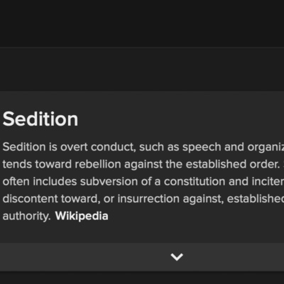 Sedition—A Verb—Special Not Seditious Episode—A Little Market Talk—A Little Ukraine & Russia Talk—A Little Warsaw Pact Discussion—A Little NATO & France—Culture & Arts Special episode artwork