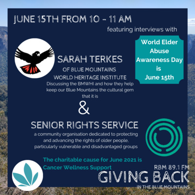 Giving Back | June 15th 2021 - BMWHI & World Elder Abuse Awareness Day