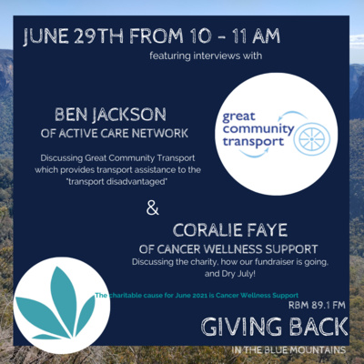 Giving Back | June 29th 2021 - Active Care Network and Cancer Wellness Support