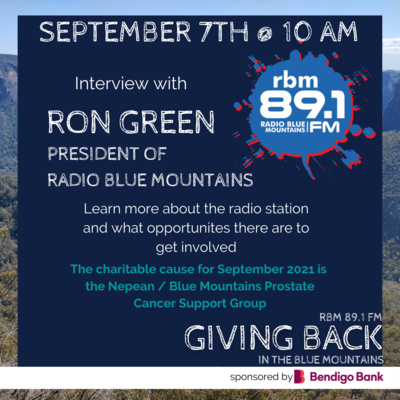 Giving Back | September 7th 2021 - Radio Blue Mountains