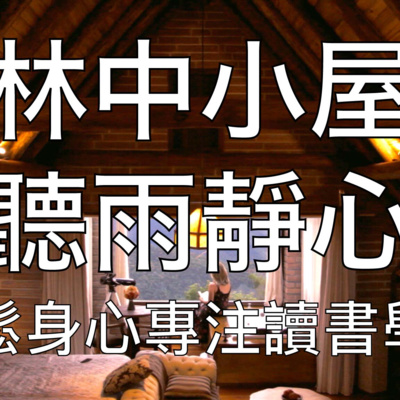 兩小時超高質量下雨聲音林中小屋 | 白噪音專注讀書學習放鬆睡眠冥想