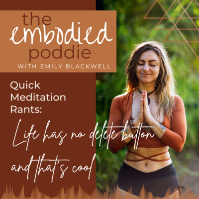 Ep. 4 | Quick Meditation Rants: Life Has No Delete Button & That’s Cool episode artwork