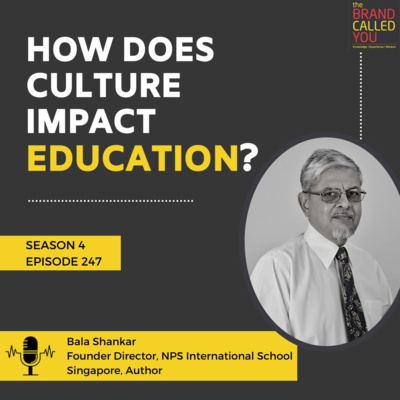 Importance of Quality Education | Bala Shankar, Founder Director, NPS International School, Singapore; Author