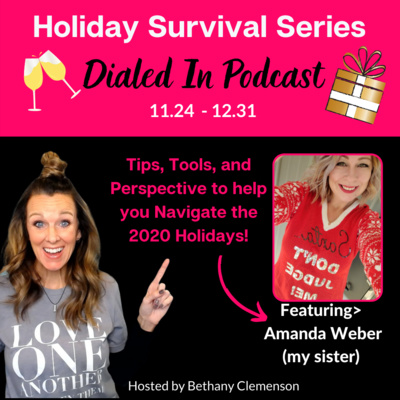 #105 Holiday Survival Series - Do you feel depleted, annoyed, resentful, unfulfilled, or disappointed...listen to this episode