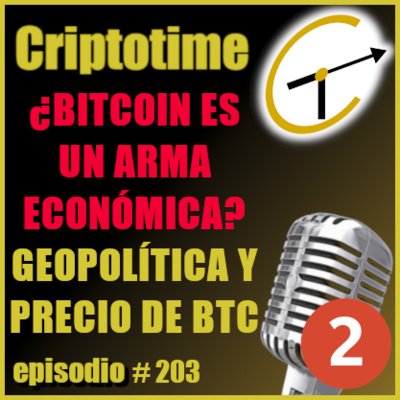 [ANÁLISIS Y NOTICIAS] ¿Acaso Bitcoin es un arma económica? Geopolítica y precio del BTC con Yerko Pincheira episode artwork