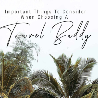 Important Things To Consider when choosing a Travel Buddy
