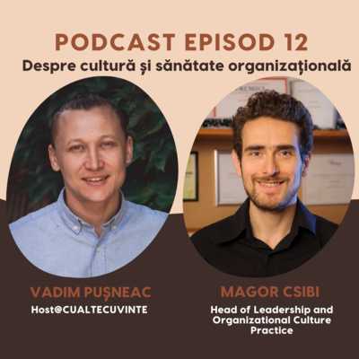 Cu Alte Cuvinte | despre cultură și sănătate organizațională | Magor Csibi - E12 Cu Alte Cuvinte | despre cultură și sănătate organizațională | Magor Csibi - E12
